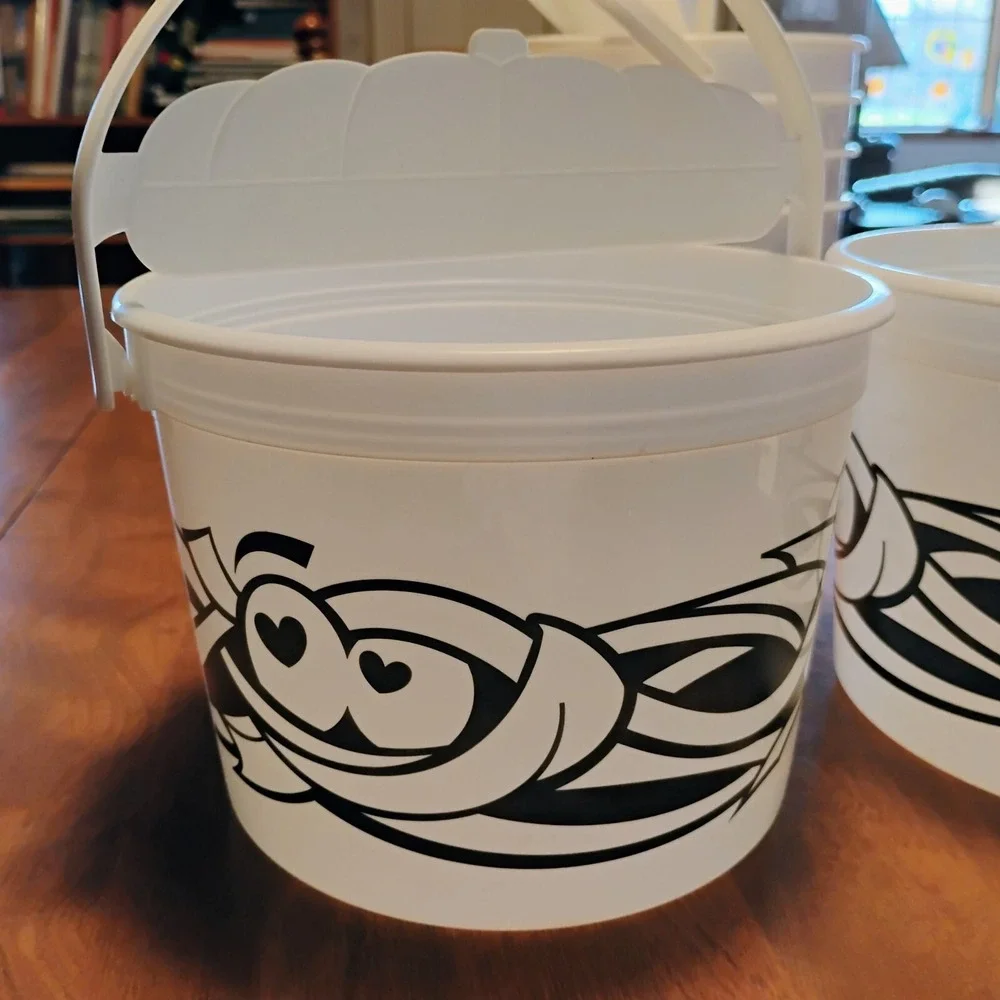 7 McDONALD's‎ Happy Meal Halloween Bucket 2022 McBoo Pails & 2023 Mummy Pails